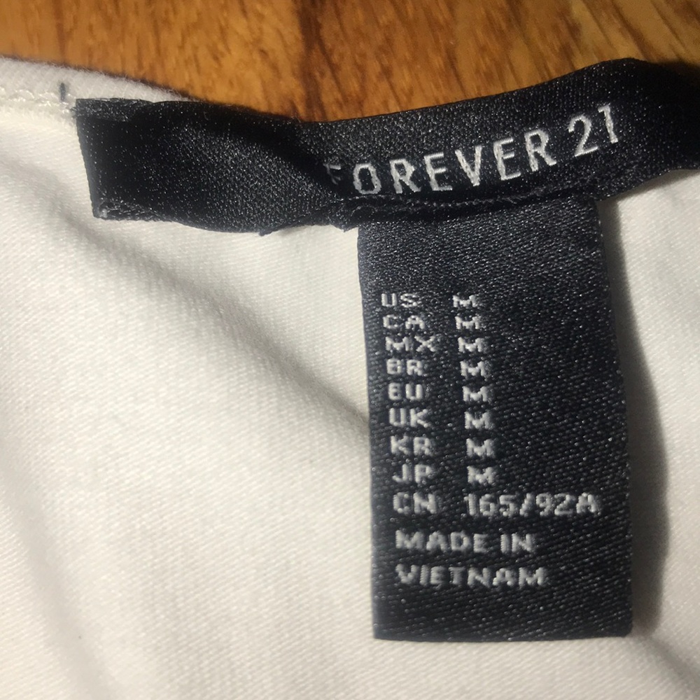 Forever 21 white skater dress